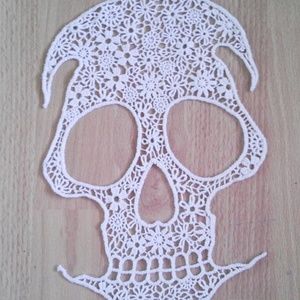 Lace Skull Applique, 10 Pcs For Fashion Projects🌸